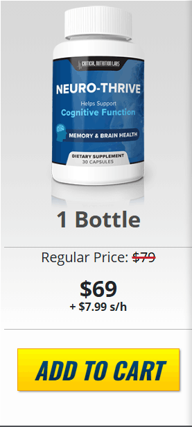 neurothrive 1 bottle