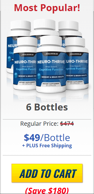 neurothrive 6 bottle